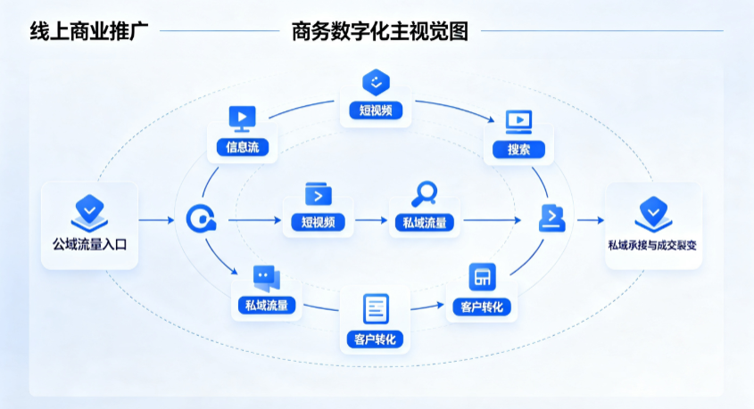 临城县线上商业推广怎么做？全域流量闭环搭建与低成本转化实战指南